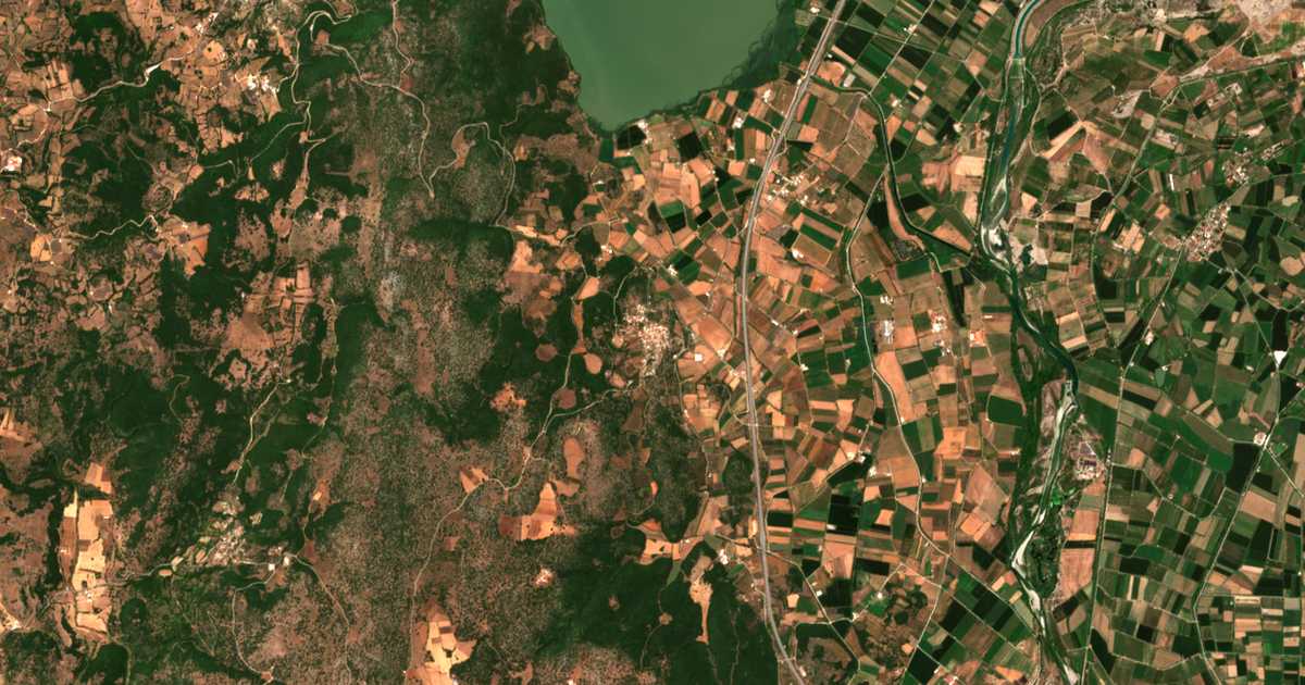 Hartă satelitară: Gouriótissa