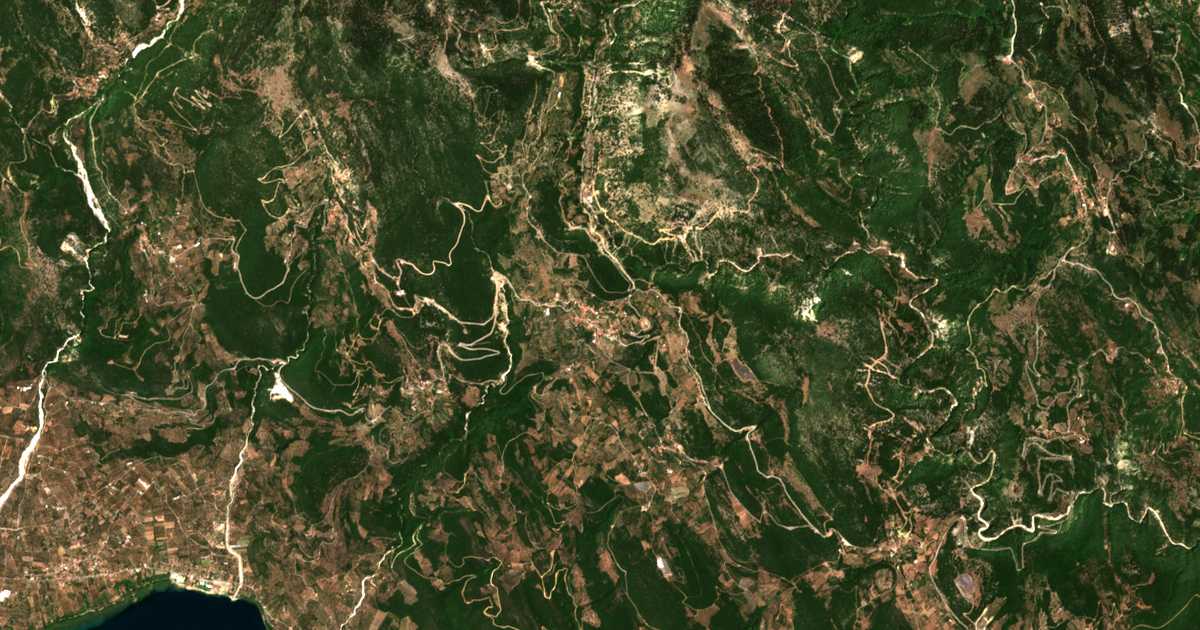 Hartă satelitară: Kallithéa