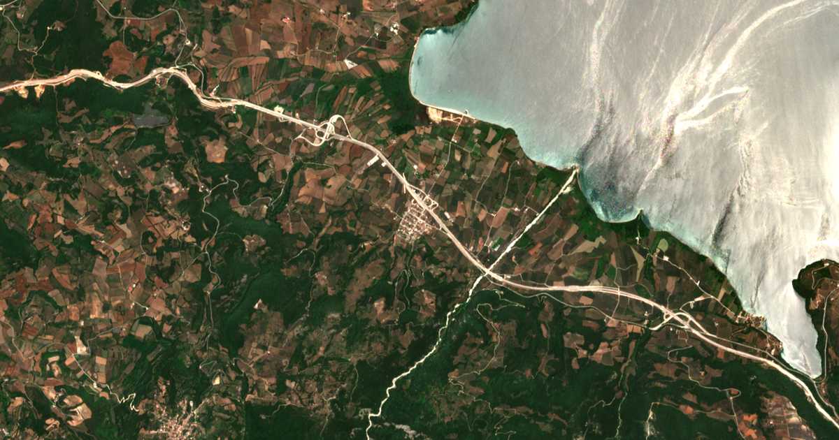 Hartă satelitară: Drymós