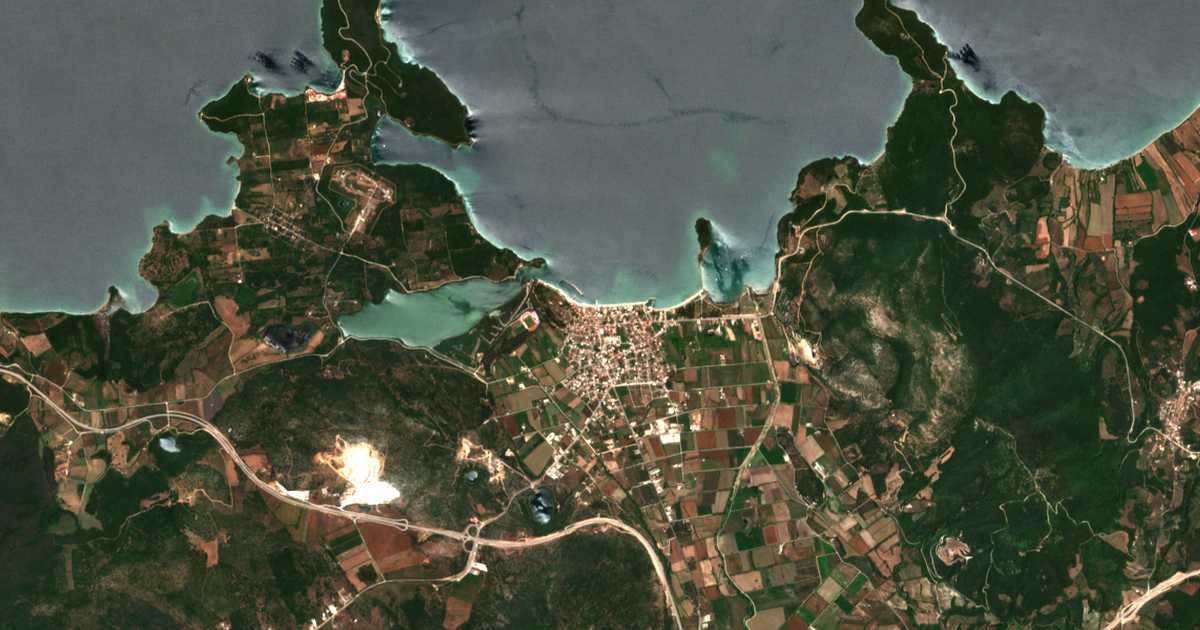 Hartă satelitară: Vonitsa