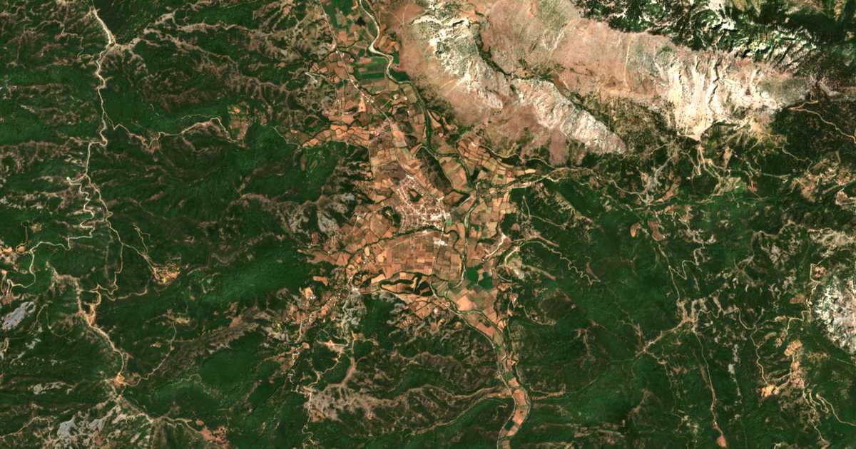 Hartă satelitară: Chalkiopoulo