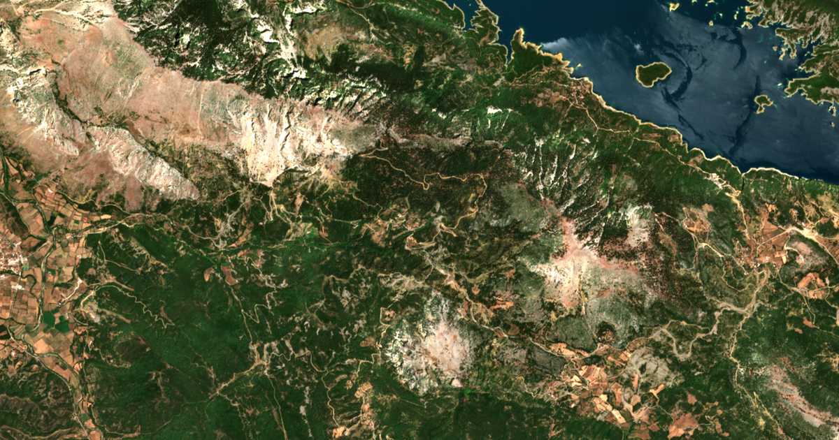 Hartă satelitară: Chalkiópouloi