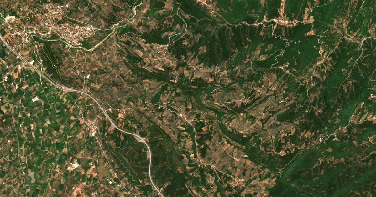 Hartă satelitară: Kastriótissa