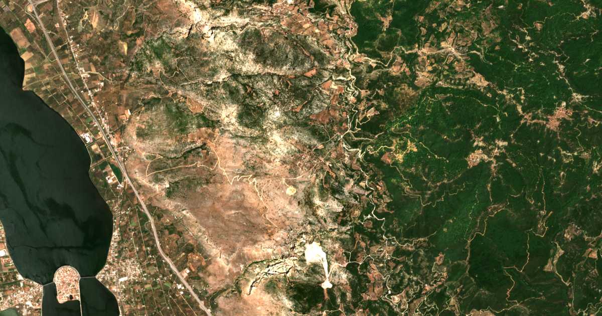 Hartă satelitară: Áno Moúsoura