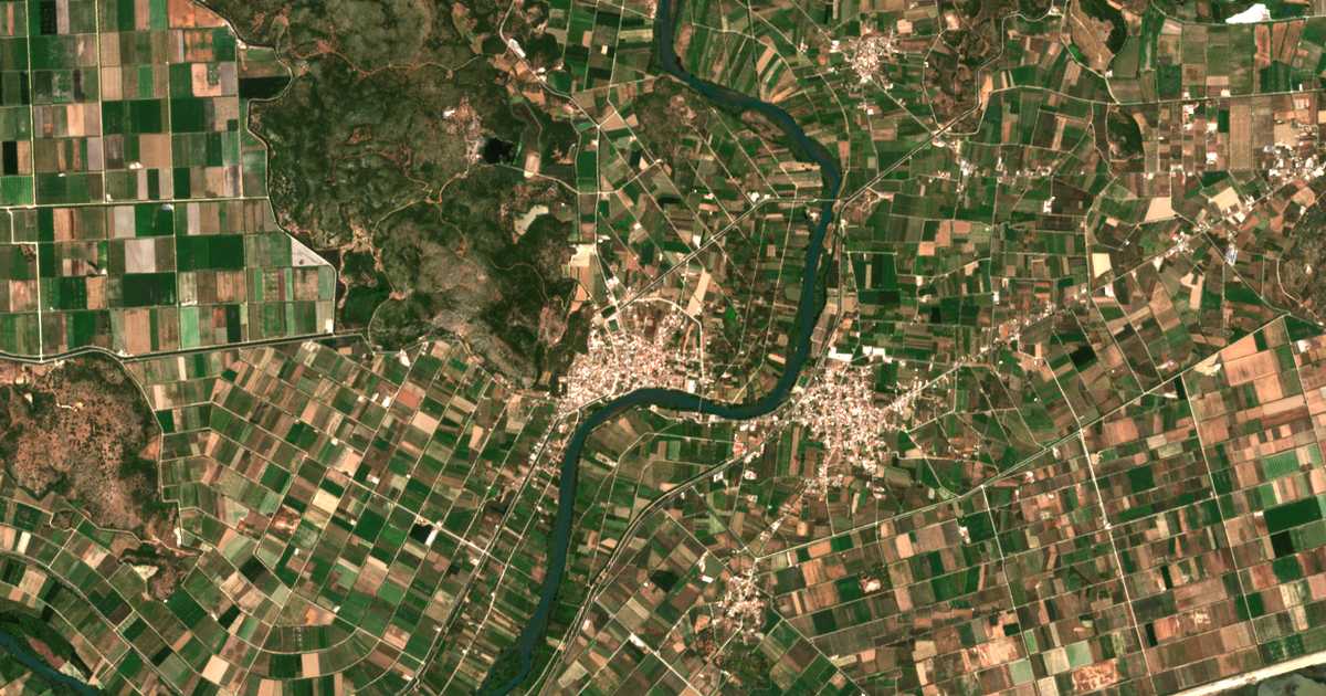 Hartă satelitară: Katochí