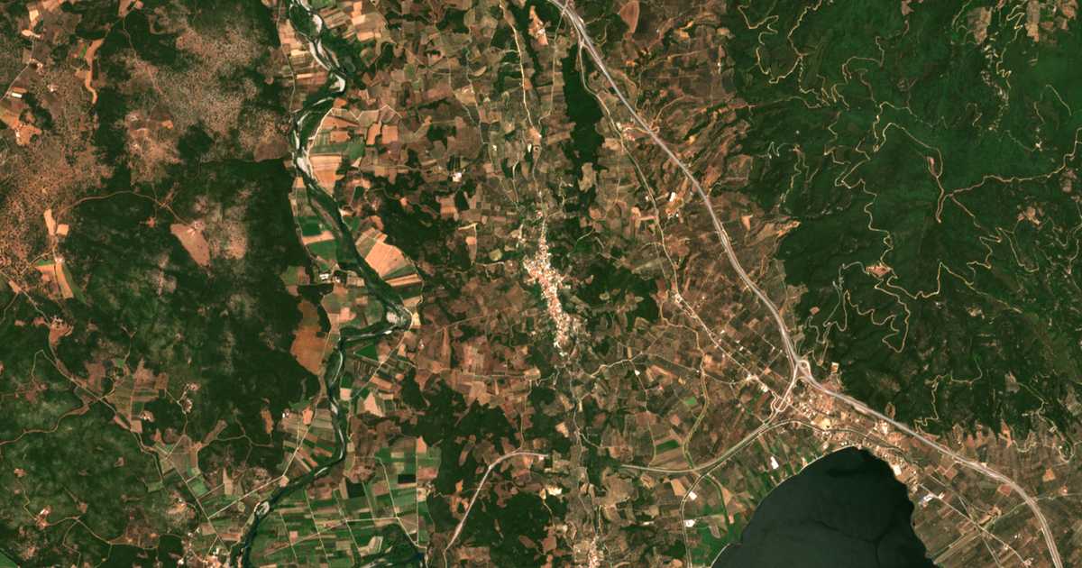 Hartă satelitară: Stamna