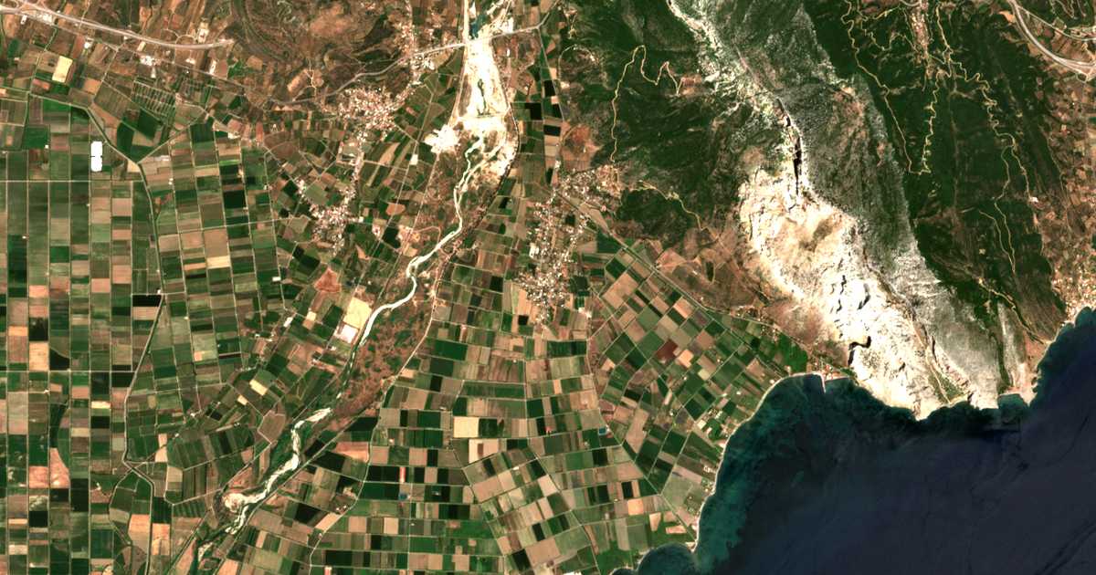 Hartă satelitară: Galatás