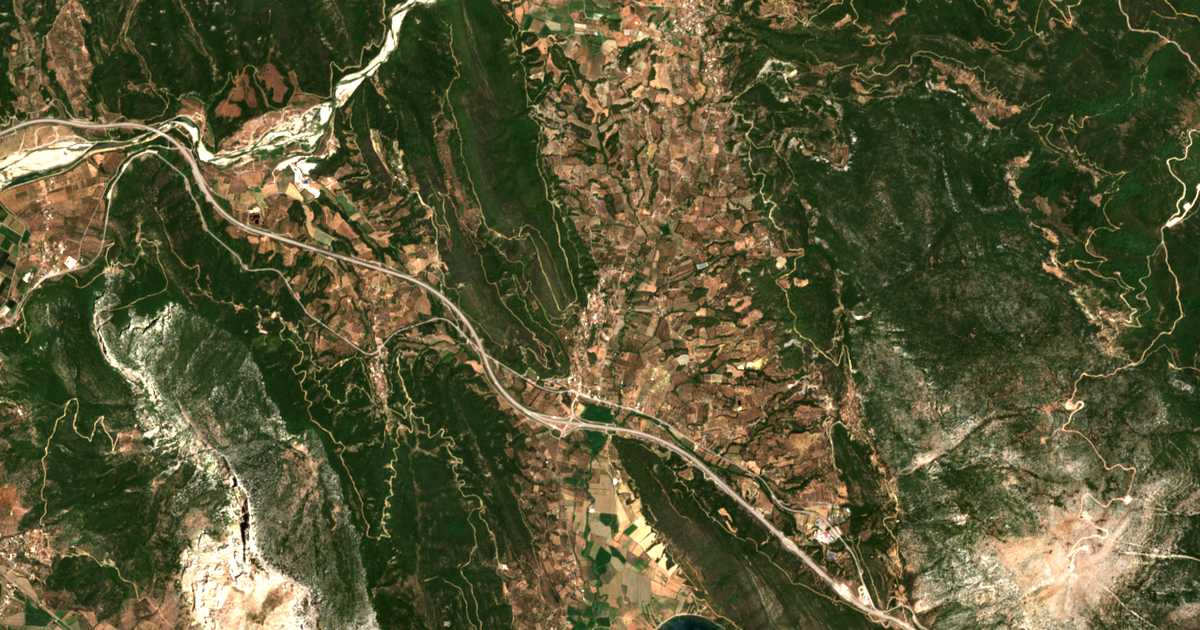 Hartă satelitară: Gavrolímni