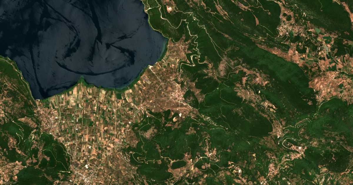 Hartă satelitară: Sitarálona