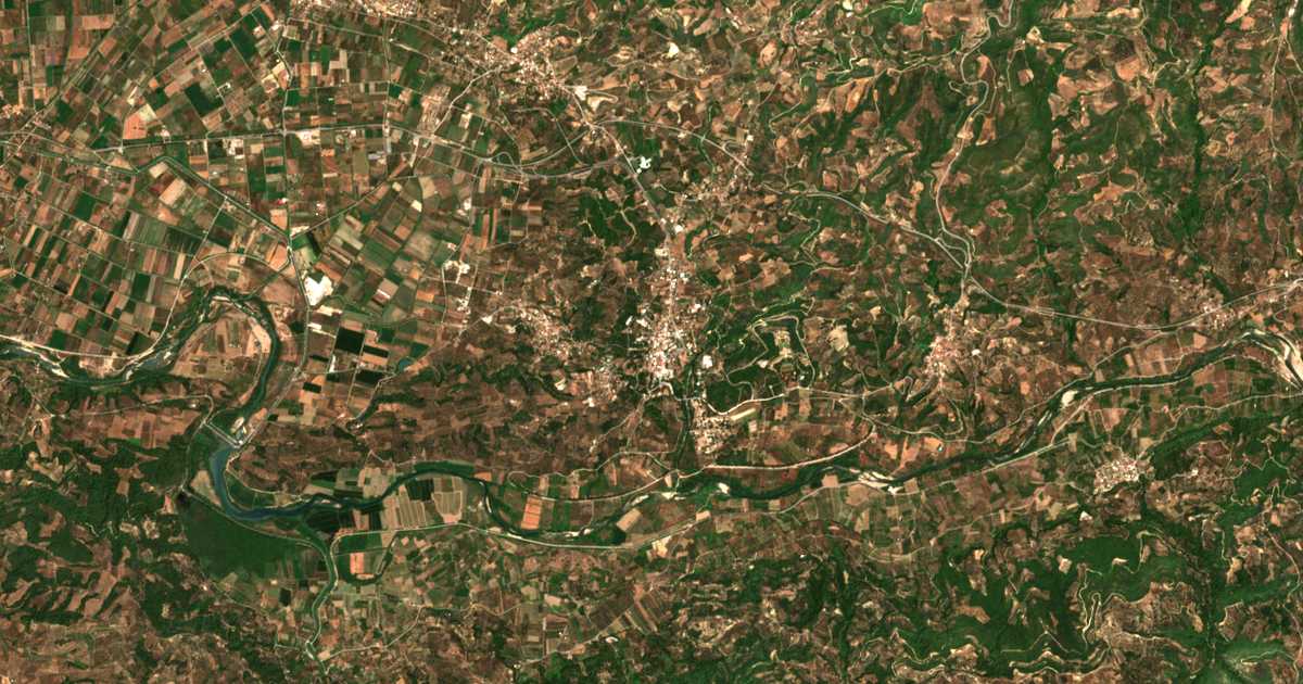 Hartă satelitară: Archaía Olympía