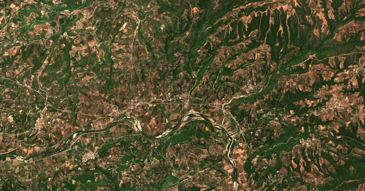 Hartă satelitară: Mouriá