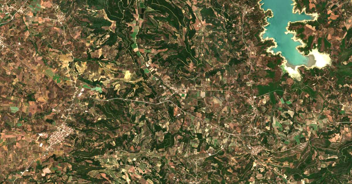 Hartă satelitară: Dafni