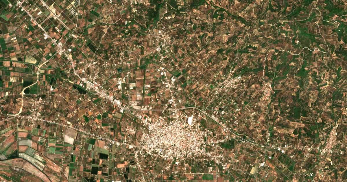 Hartă satelitară: Anthópyrgos