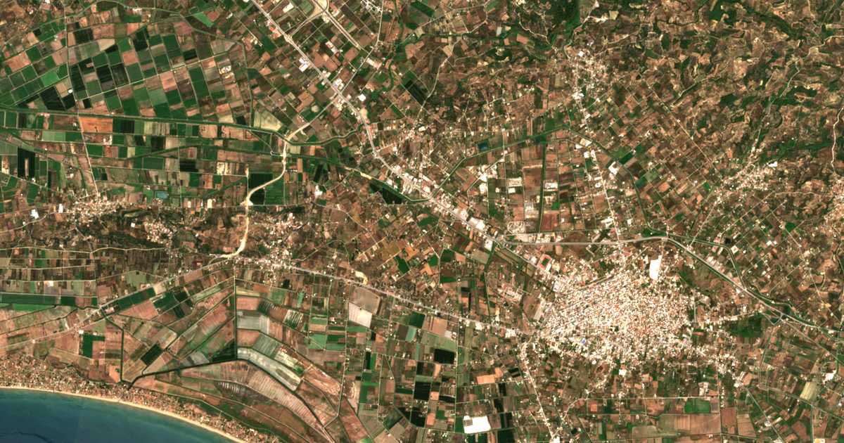 Hartă satelitară: Kavasilákia