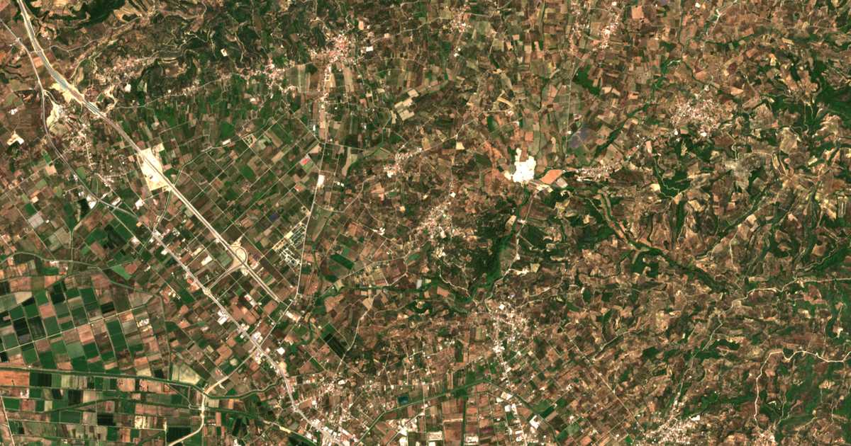 Hartă satelitară: Prasino