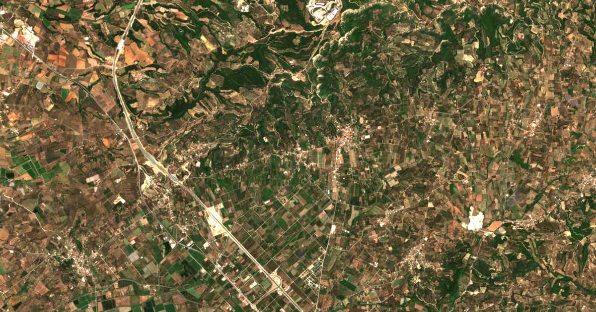 Hartă satelitară: Xylokéra