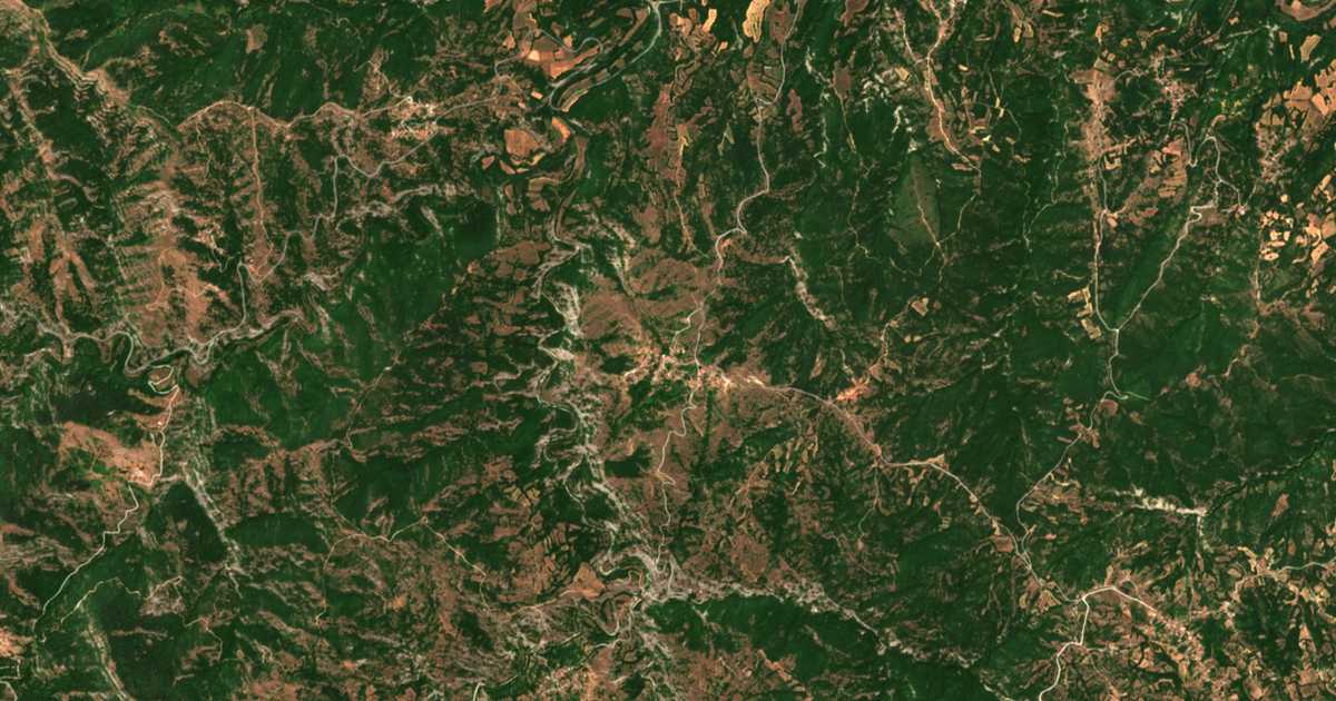 Hartă satelitară: Koryfí
